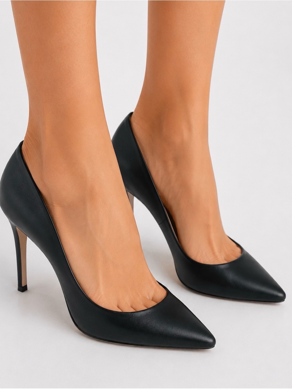 Jessica Simpson NWOT Paryn Prizma Leather d’Orsay Pumps Heels Black Size 7.5